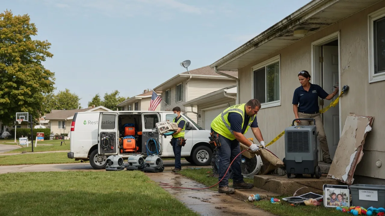 Water Damage Restoration in French Village, MO near me